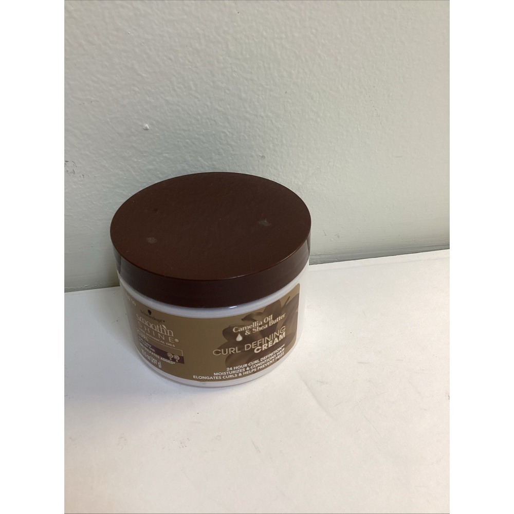 Schwarzkopf Smooth n Shine Camellia Oil & Shea Butter Curl Defining Cream 10.5